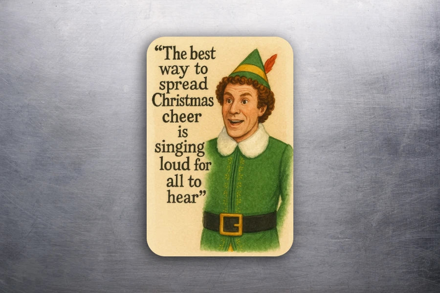 3x 2 Vintage Buddy the Elf Will Ferrell Christmas Fridge Refrigerator Magnet