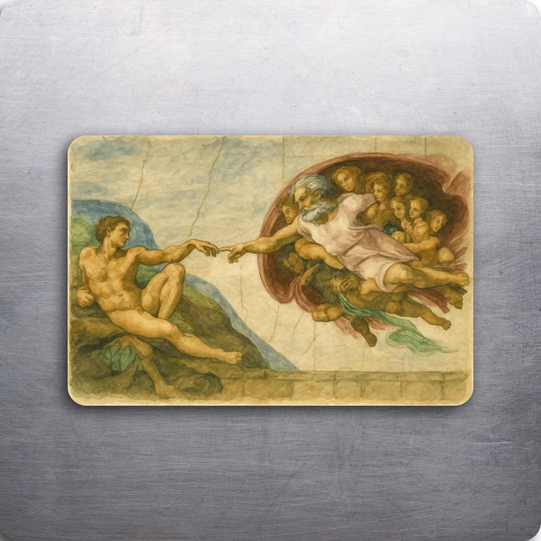 2 x 3 The Sistine Chapel ceiling Michelangelo Renaissance Refrigerator Magnet